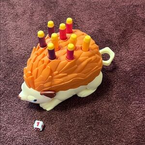 Colorful Porcupine Pop Game with Dice